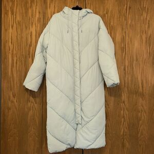 NWT Monkl Light Green Super Puffer‎ Coat Size XS